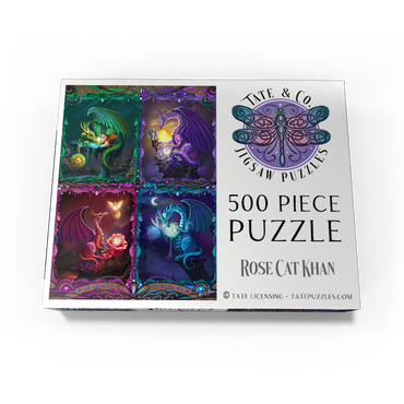 The Time Dragons - Rose Cat Khan 500 Jigsaw Puzzle box view3
