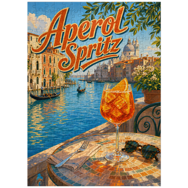 puzzleplate Aperol Spritz - Venice Grand Canal Sunset 300 Jigsaw Puzzle