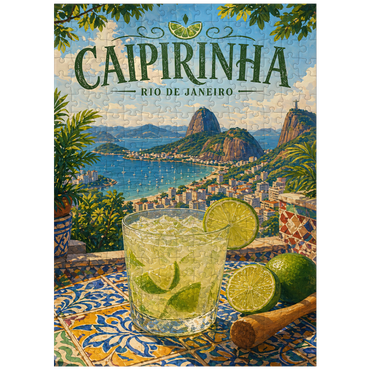 puzzleplate Caipirinha - Rio de Janeiro Coastal View 300 Jigsaw Puzzle