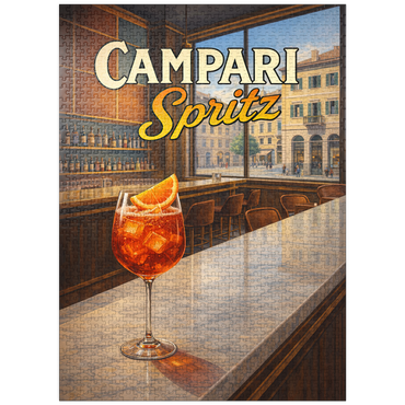puzzleplate Campari Spritz - Italian Aperitivo Bar 1000 Jigsaw Puzzle