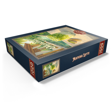 Matcha Latte -Tropical Oasis by the Pool 1000 Jigsaw Puzzle box view1