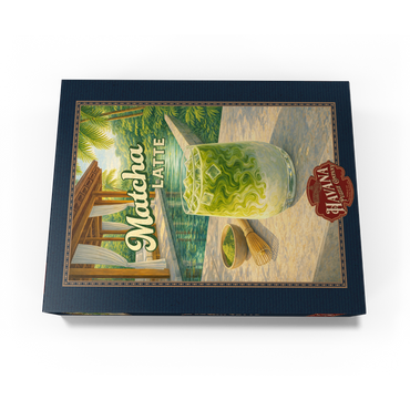 Matcha Latte -Tropical Oasis by the Pool 500 Jigsaw Puzzle box view3