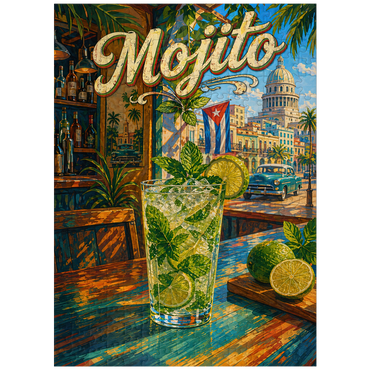 puzzleplate Havana Mojito - Tropical Sunshine 300 Jigsaw Puzzle