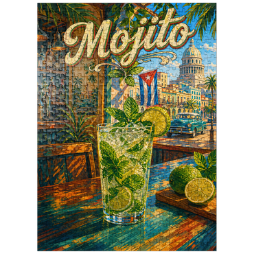 puzzleplate Havana Mojito - Tropical Sunshine 500 Jigsaw Puzzle
