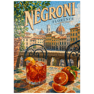 puzzleplate Negroni - Florence Terrace View 500 Jigsaw Puzzle