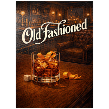 puzzleplate Old Fashioned - Whiskey Bar Scene 1000 Jigsaw Puzzle