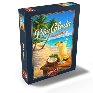 Piña Colada - Puerto Rico Tropical Beach 1000 Jigsaw Puzzle box view2