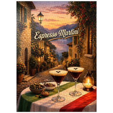 puzzleplate Espresso Martini - Lake Garda 1000 Jigsaw Puzzle