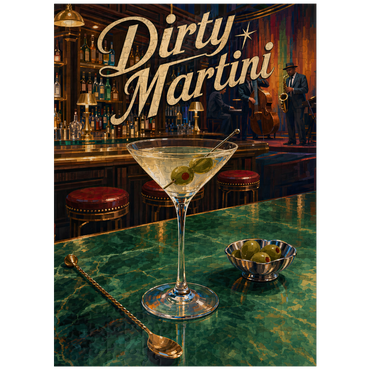 puzzleplate Dirty Martini - Jazz Bar Nightlife Scene 300 Jigsaw Puzzle