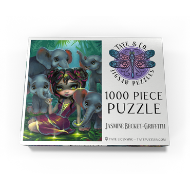 Baby Elephants - Jasmine Becket-Griffith 1000 Jigsaw Puzzle box view3