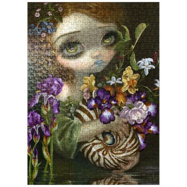 puzzleplate Nautilus Bouquet - Jasmine Becket-Griffith 500 Jigsaw Puzzle