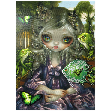 puzzleplate Poissons Volants: Les Poissons Verts - Jasmine Becket-Griffith 1000 Jigsaw Puzzle