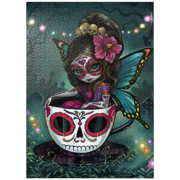 puzzleplate Spirit Cafe: Cupe of Sugar - Jasmine Becket-Griffith 1000 Jigsaw Puzzle