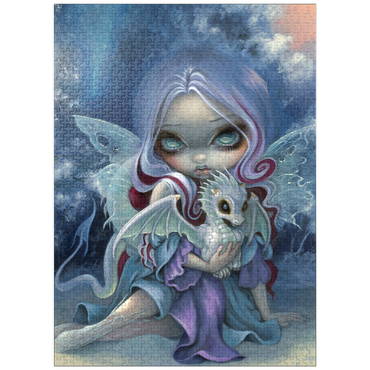 puzzleplate Wintry Dragonling Fairy - Jasmine Becket-Griffith 1000 Jigsaw Puzzle