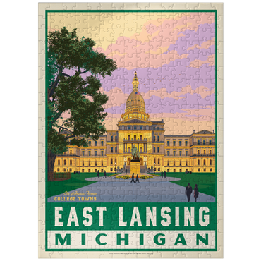 puzzleplate American College Towns: East Lancing, MI 300 Jigsaw Puzzle