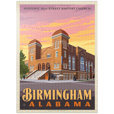 puzzleplate Birmingham, AL: 16th Street Baptist Church 1000 Jigsaw Puzzle