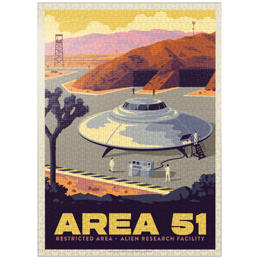 puzzleplate Area 51 Alien Research Facility 1000 Jigsaw Puzzle