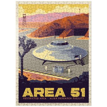 puzzleplate Area 51 Alien Research Facility 500 Jigsaw Puzzle