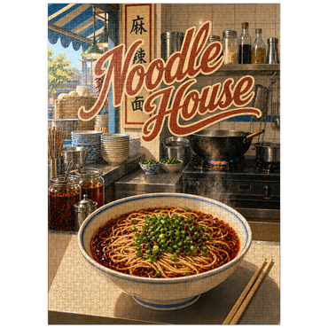 puzzleplate Noodle House - Street Kitchen Ramen 1000 Jigsaw Puzzle