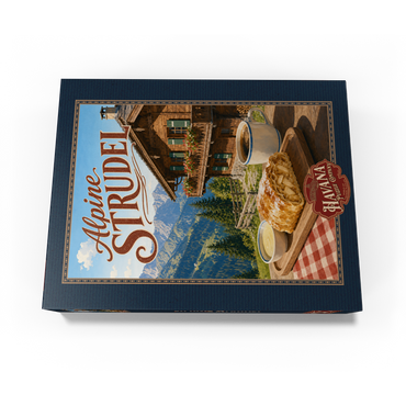 Alpine Strudel - Mountain Chalet Dessert 1000 Jigsaw Puzzle box view3