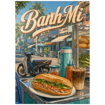 puzzleplate Saigon Banh Mi Street Food Scene 1000 Jigsaw Puzzle