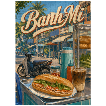 puzzleplate Saigon Banh Mi Street Food Scene 300 Jigsaw Puzzle