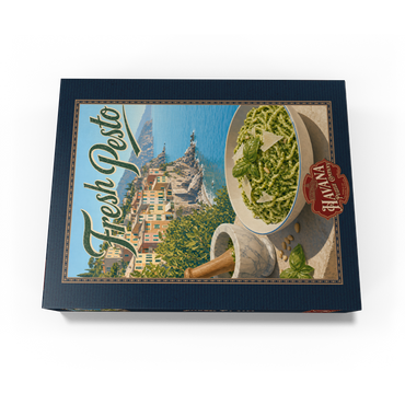 Italian Riviera Village Fresh Pesto Pasta 300 Jigsaw Puzzle box view3