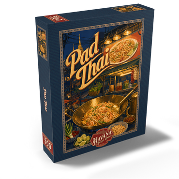 Pad Thai Street Food Night Market 500 Jigsaw Puzzle box view2