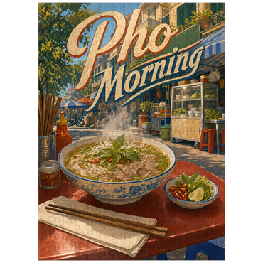 puzzleplate Pho Morning Vietnamese Street Food Sign 300 Jigsaw Puzzle