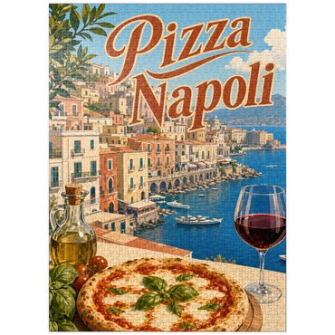 puzzleplate Naples Italy Pizza Waterfront View 1000 Jigsaw Puzzle