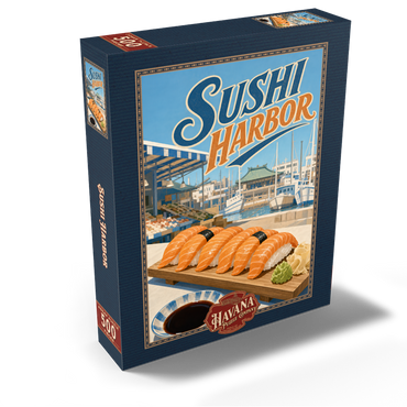 Sushi Harbor Waterfront Market Salmon Nigiri 500 Jigsaw Puzzle box view2