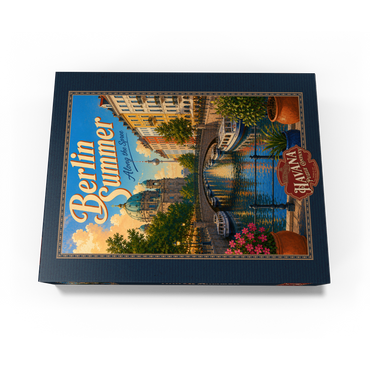 Berlin Summer Canal Charm 500 Jigsaw Puzzle box view3