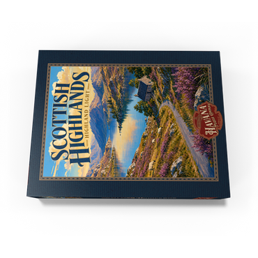 Scottish Highlands Scenic Light 500 Jigsaw Puzzle box view3