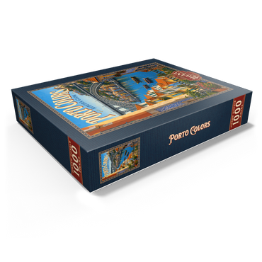 Porto Ribeira Riverfront Colorful Charm 1000 Jigsaw Puzzle box view1