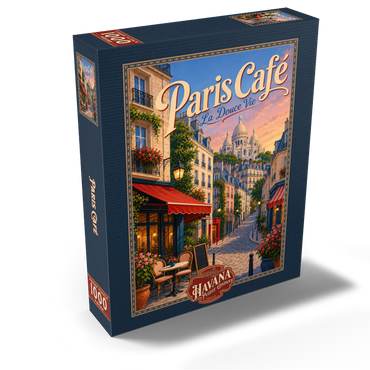 Paris Cafe Romantic Evening Charm 1000 Jigsaw Puzzle box view2