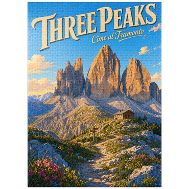 puzzleplate Majestic Mountain Sunset Splendor 1000 Jigsaw Puzzle