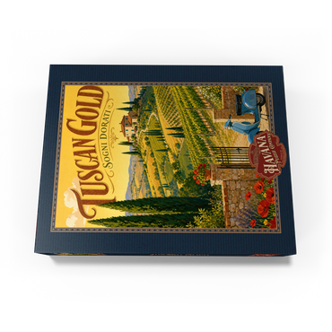 Tuscan Vineyard Golden Romance 500 Jigsaw Puzzle box view3