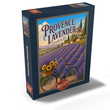 Provence Lavender Sunset Charm 300 Jigsaw Puzzle box view2