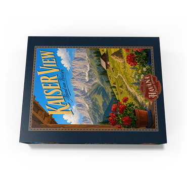 Kaiser Mountains Alpine Meadow Serenity 500 Jigsaw Puzzle box view3