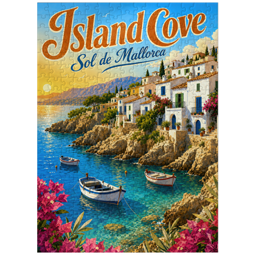puzzleplate Sol de Mallorca Coastal Sunset Charm 300 Jigsaw Puzzle