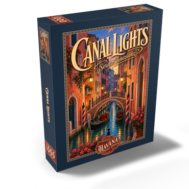 Venice Canal Evening Romance 1000 Jigsaw Puzzle box view2