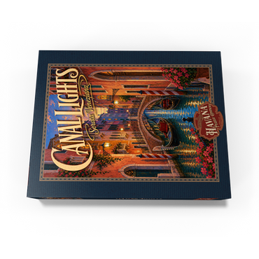 Venice Canal Evening Romance 500 Jigsaw Puzzle box view3