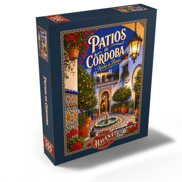 Patios de Cordoba Floral Night Charm 300 Jigsaw Puzzle box view2