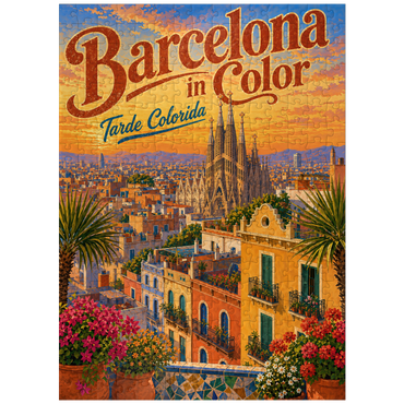 puzzleplate Sagrada Familia Sunset Splendor 300 Jigsaw Puzzle