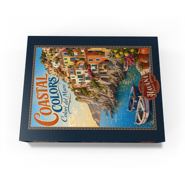 Amalfi Coast Colorful Coastal Charm 500 Jigsaw Puzzle box view3