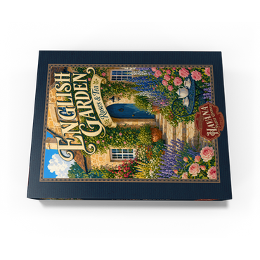 English Garden Roses Tea Charm 300 Jigsaw Puzzle box view3
