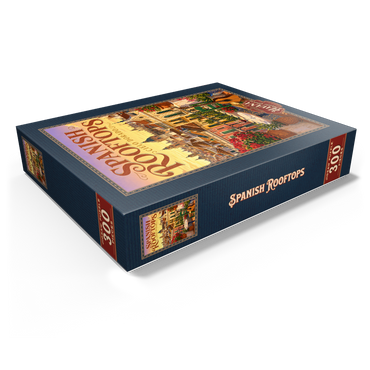 Spanish Rooftops Golden Sunset Charm 300 Jigsaw Puzzle box view1
