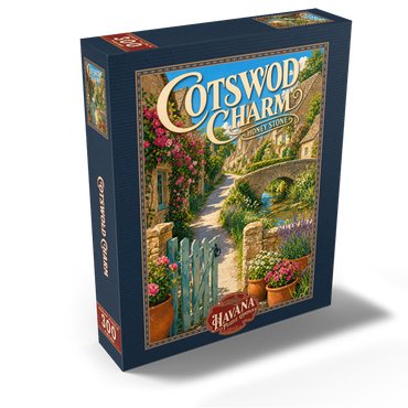 Cotswold Village Honey Stone Charm 300 Jigsaw Puzzle box view2