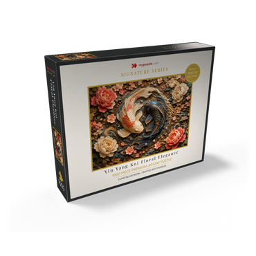 Yin Yang Koi Floral Elegance 1000 Jigsaw Puzzle box view2