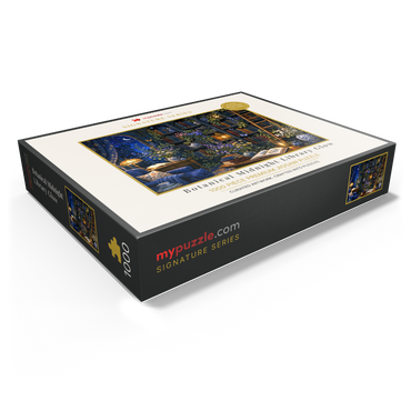 Botanical Midnight Library Glow 1000 Jigsaw Puzzle box view1